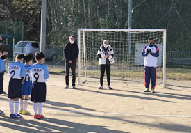 元日本代表 三都主アレサンドロ選手を迎えてのサッカー教室